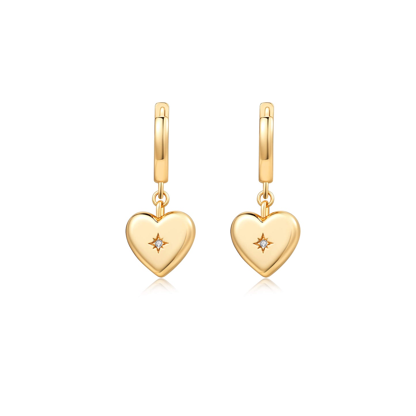 Heart Drop Earrings - Neoshine