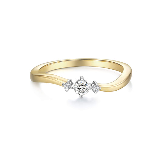 Three Stone Engagement Ring - Neoshine