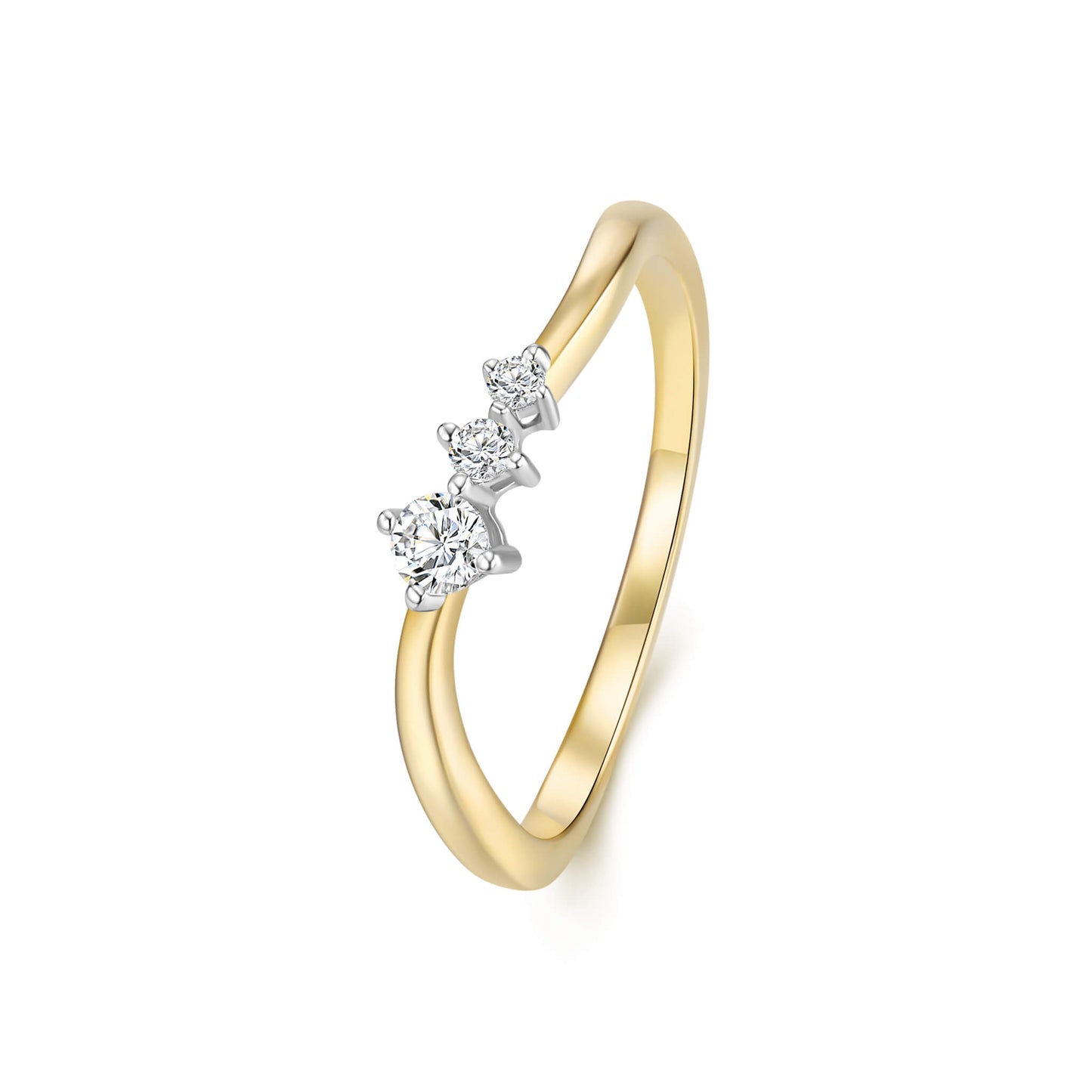 Three Stone Diamond Ring - Neoshine