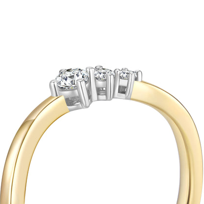 Three Stone Diamond Ring - Neoshine