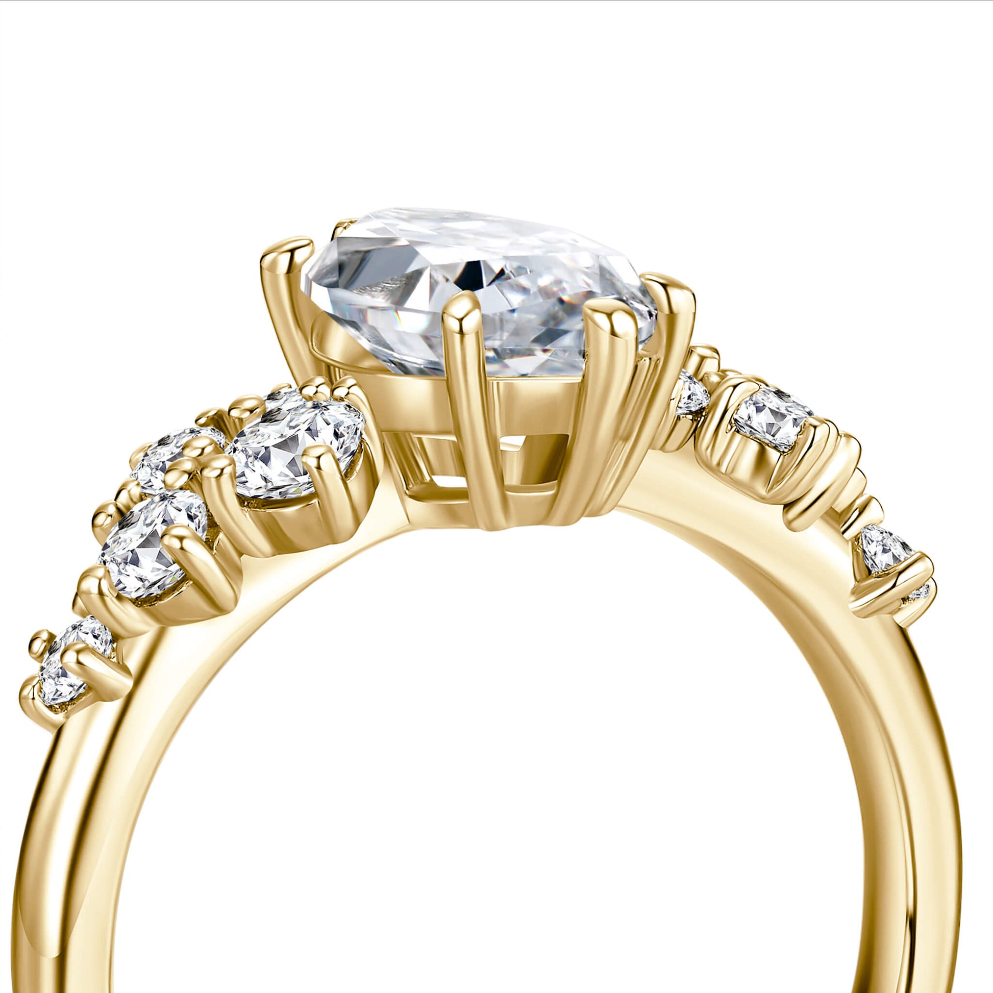 Marquise Diamond Engagement Ring - Neoshine