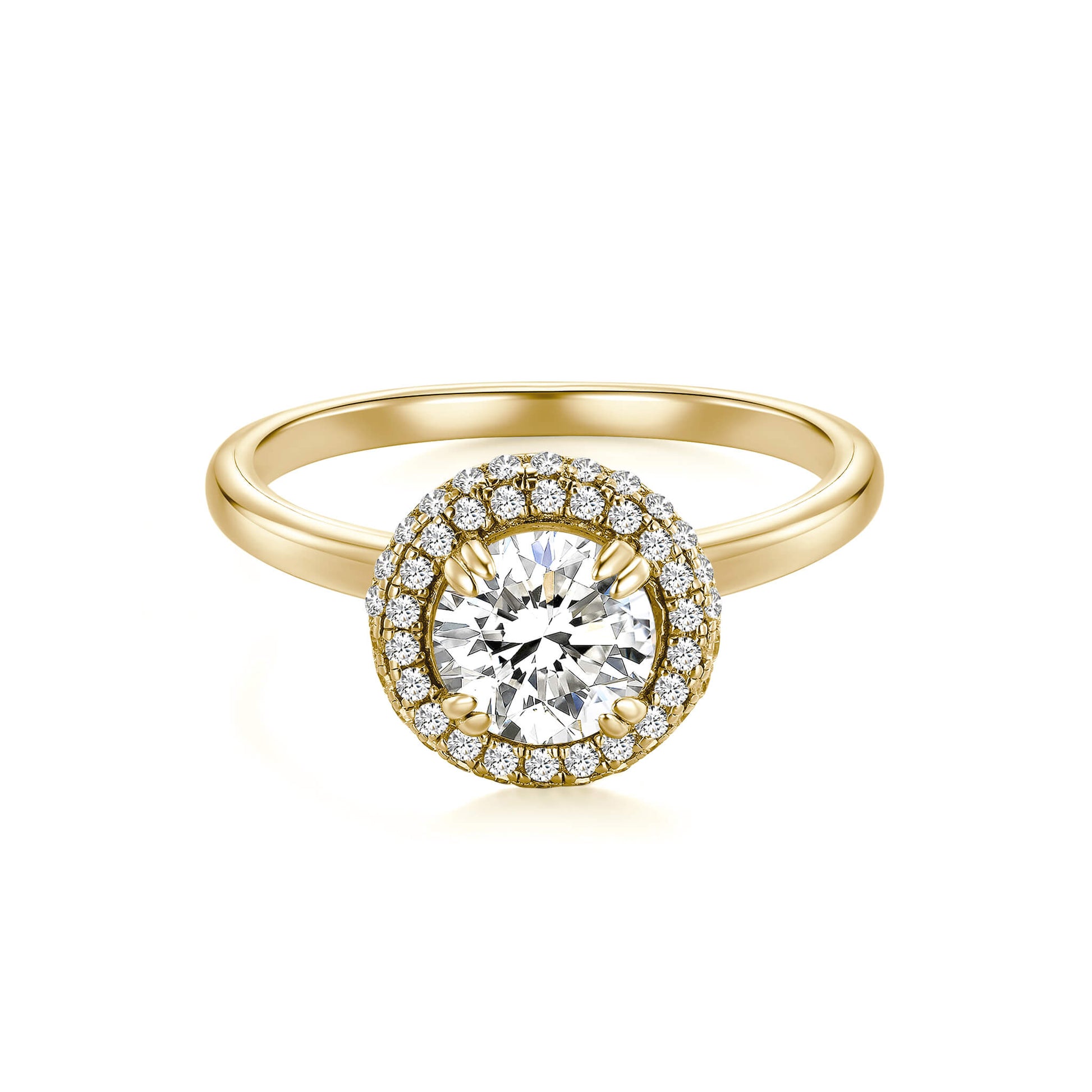 Halo Diamond Engagement Ring - Neoshine