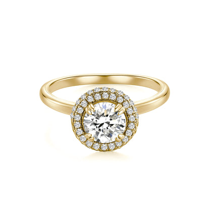 Halo Diamond Engagement Ring - Neoshine