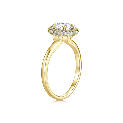 Halo Diamond Engagement Ring - Neoshine