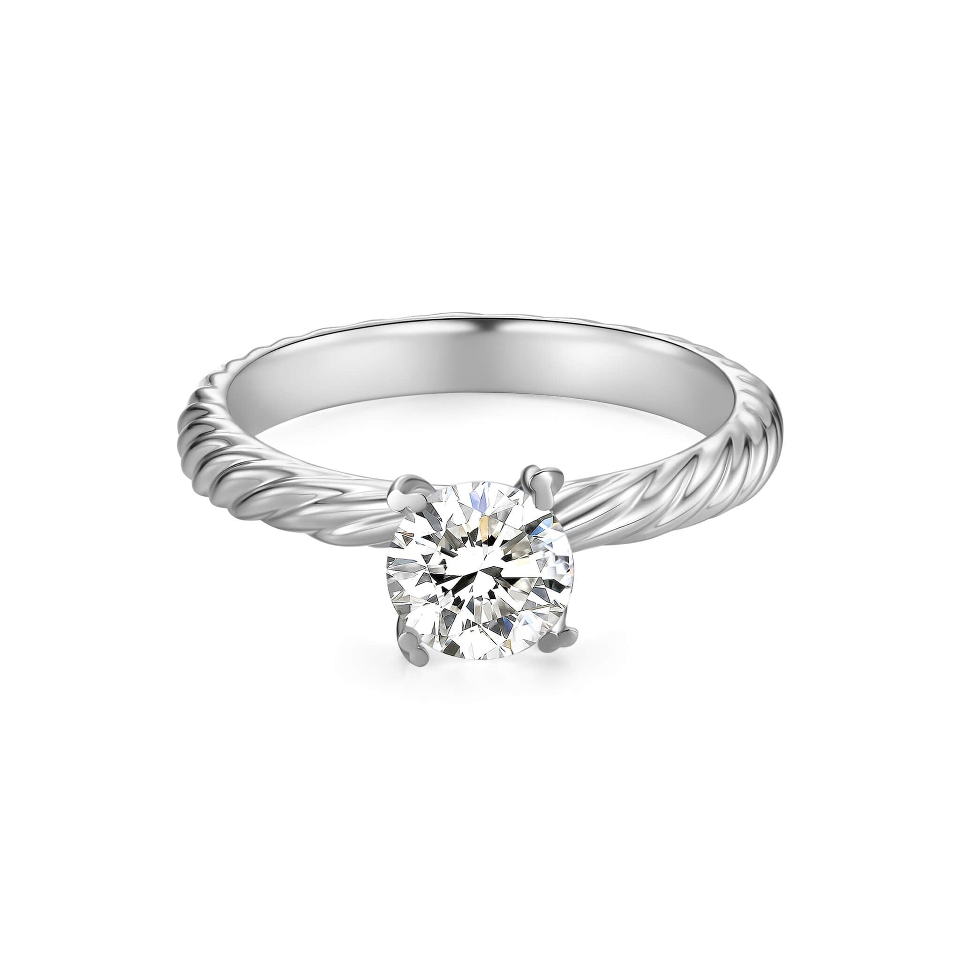 Neoshine Solitaire Engagement Ring - Neoshine