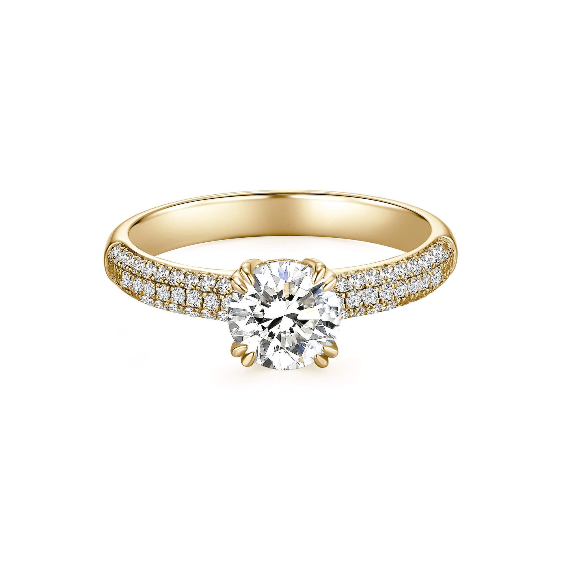 Engagement Ring Hidden Halo - Neoshine