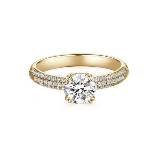 Engagement Ring Hidden Halo - Neoshine