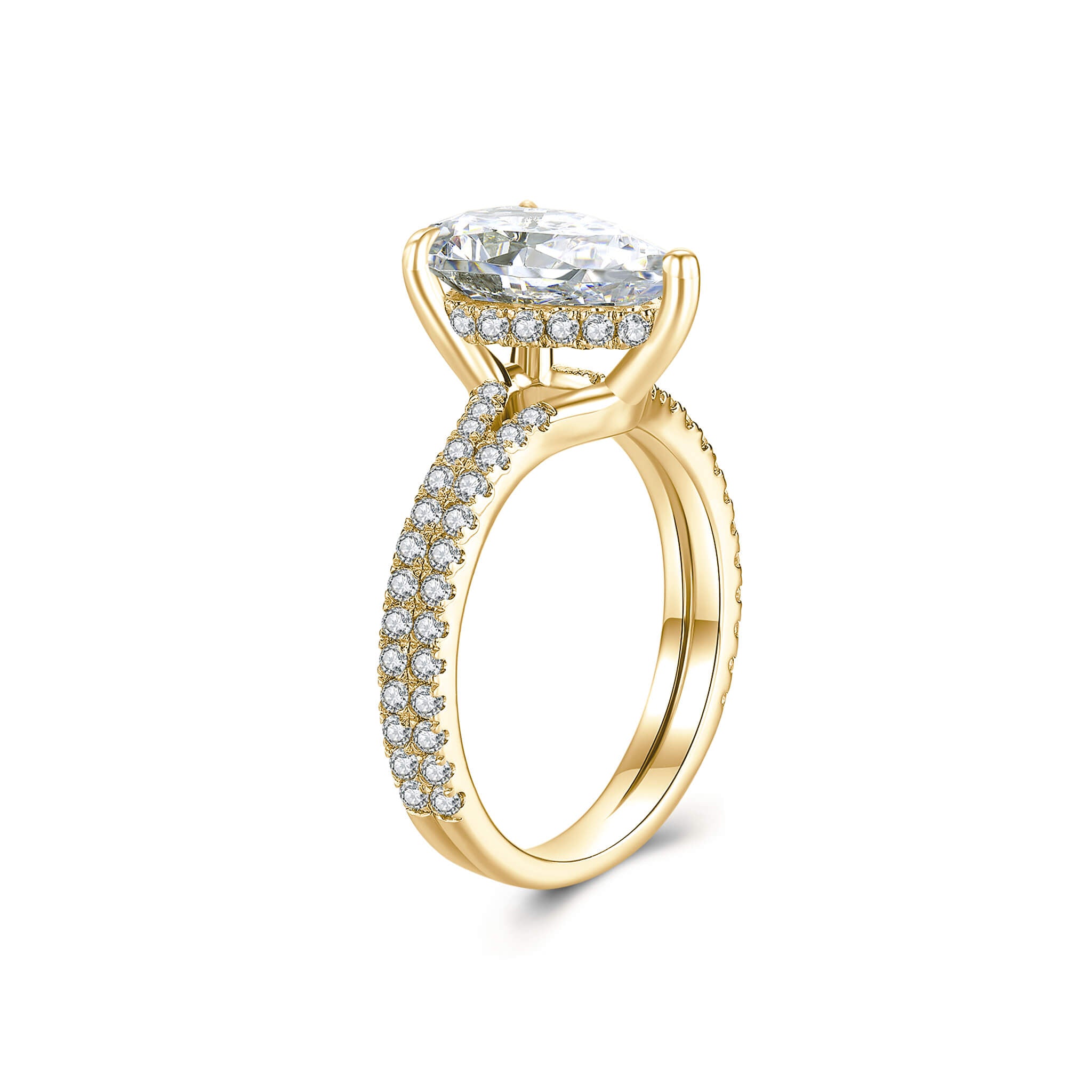 Pear Diamond Engagement Ring - Neoshine