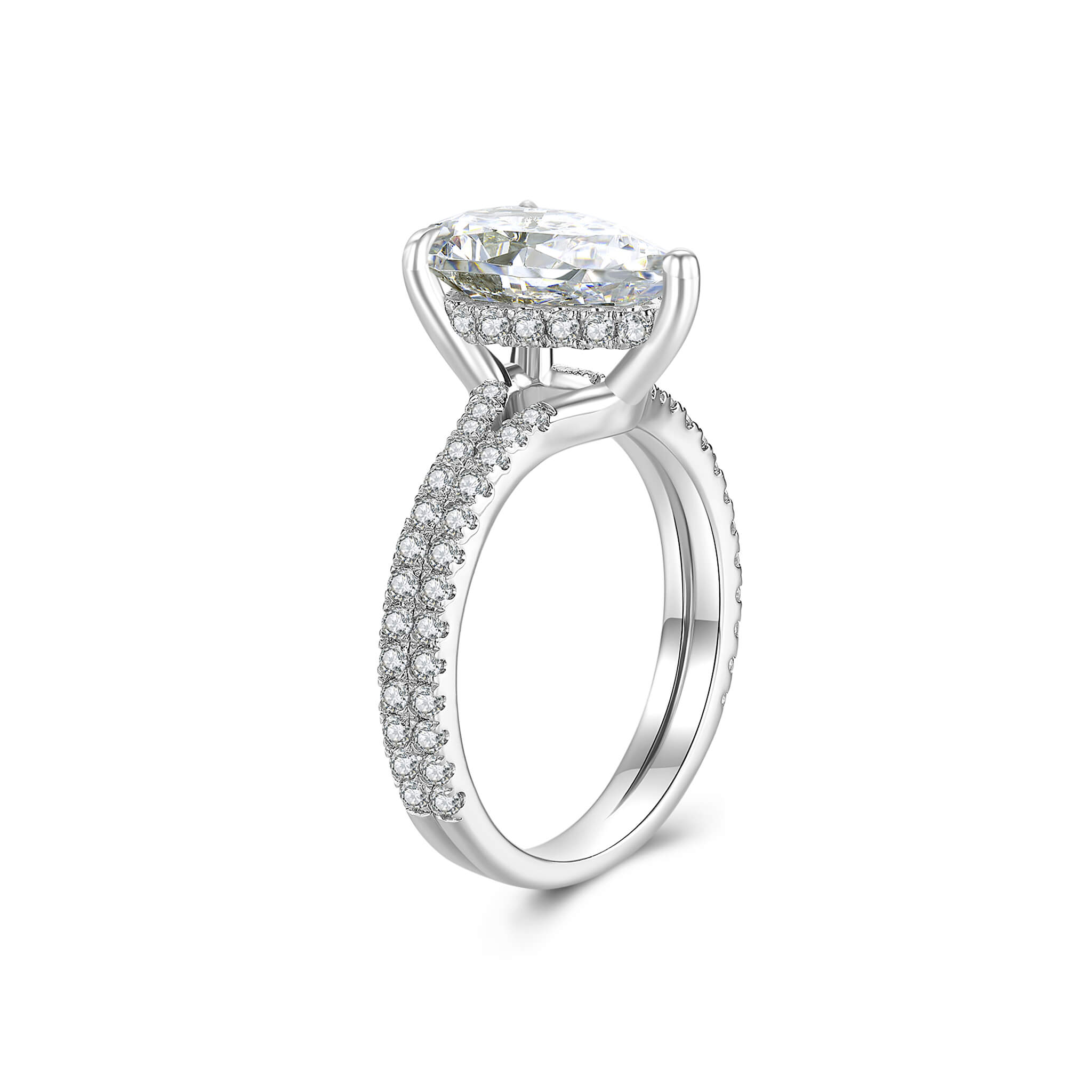 Pear Diamond Engagement Ring - Neoshine