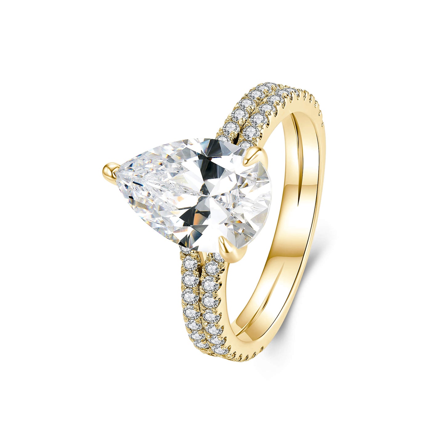 Pear Diamond Engagement Ring - Neoshine