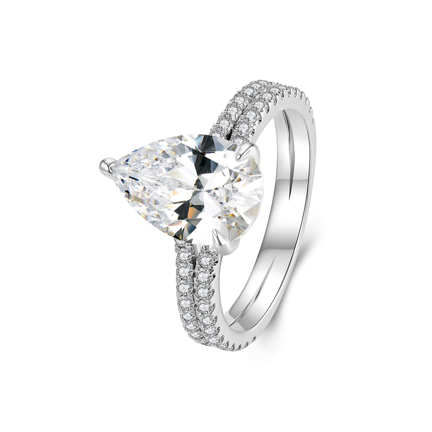 Pear Diamond Engagement Ring - Neoshine