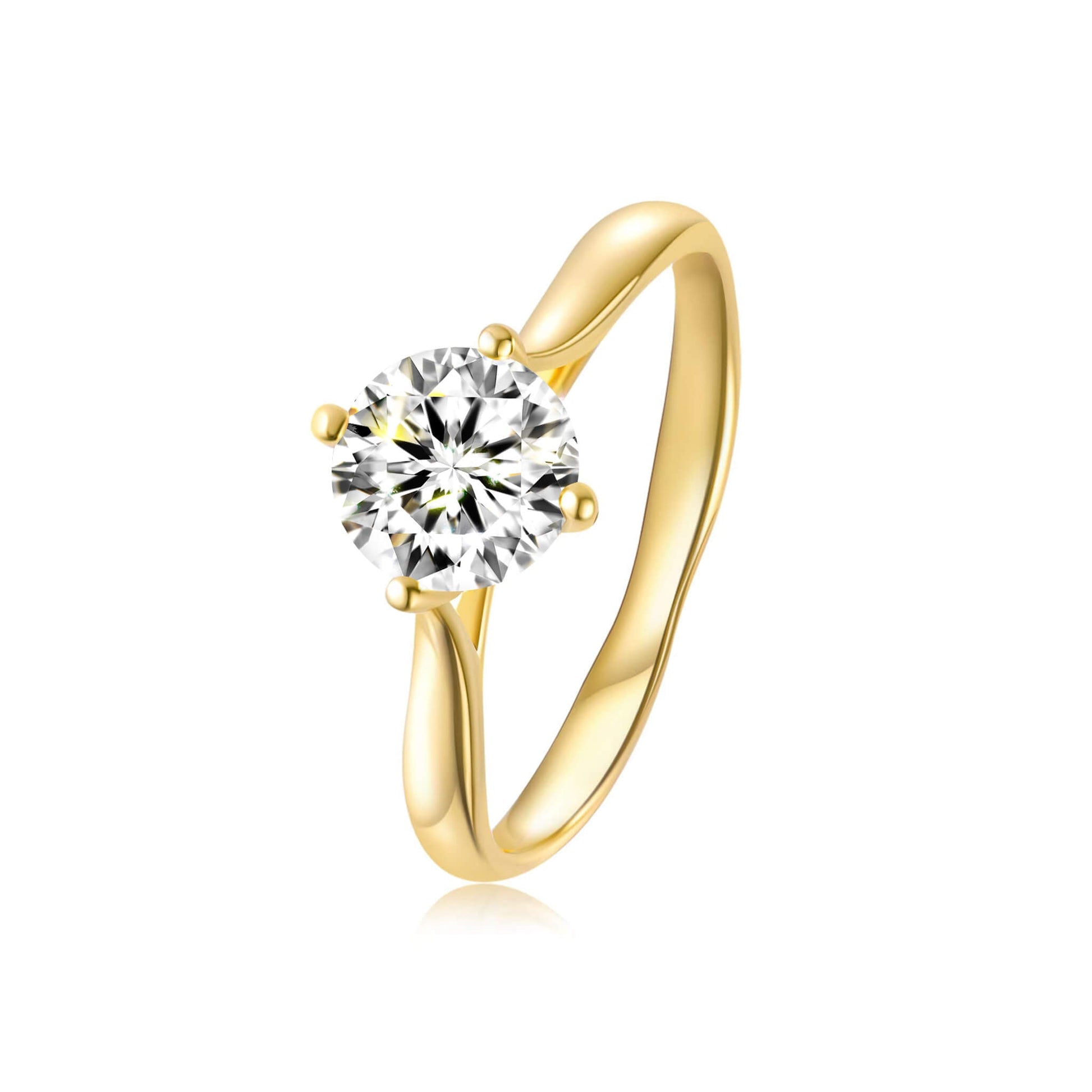 Lab Created Diamond Engagement Ring - Neoshine