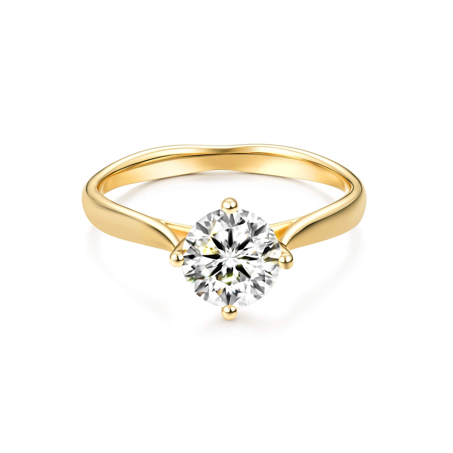 Lab Created Diamond Engagement Ring - Neoshine