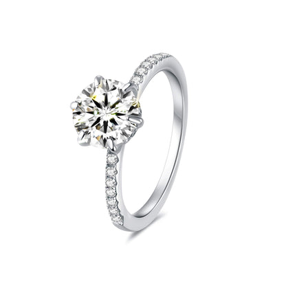 1CT Hidden Halo Engagement Ring - Neoshine