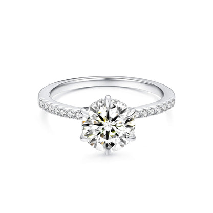 1CT Hidden Halo Engagement Ring - Neoshine