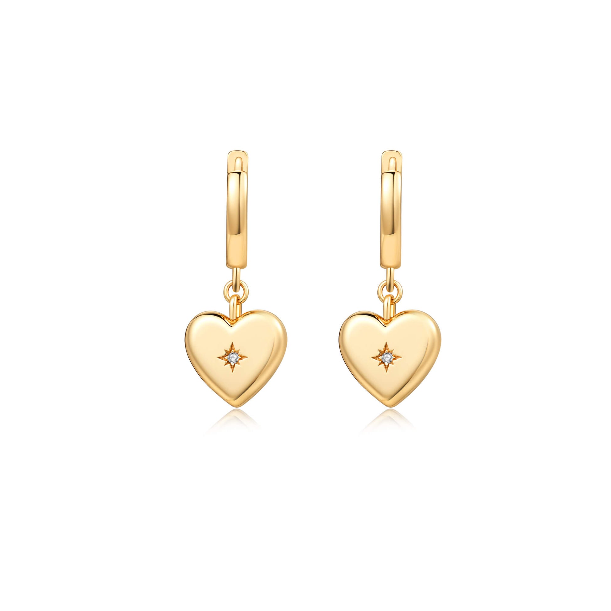 Heart Drop Earrings - Neoshine