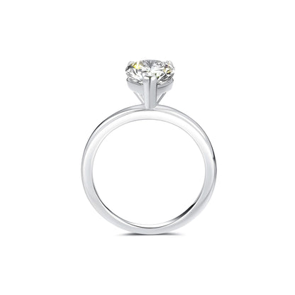 Solitaire Pear Lab Diamond Ring Platinum - Neoshine